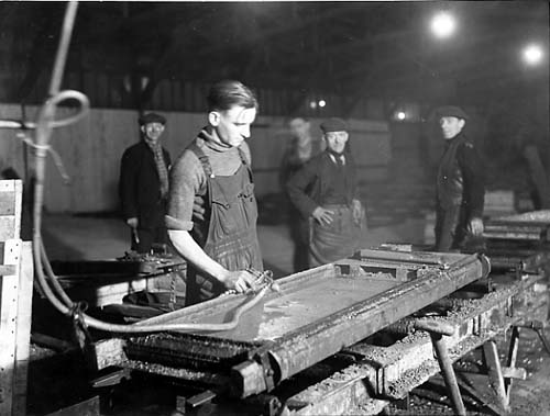 Making concrete slabs